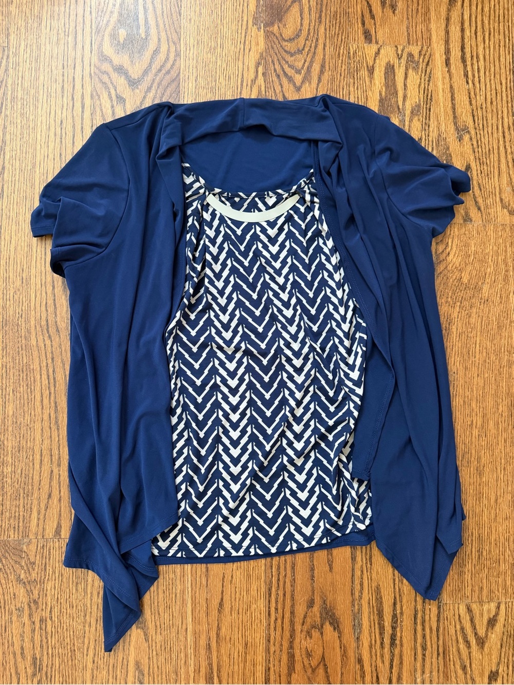 NAIF Dark Navy Top